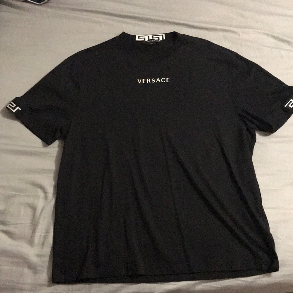 Versace style logo T-shirt